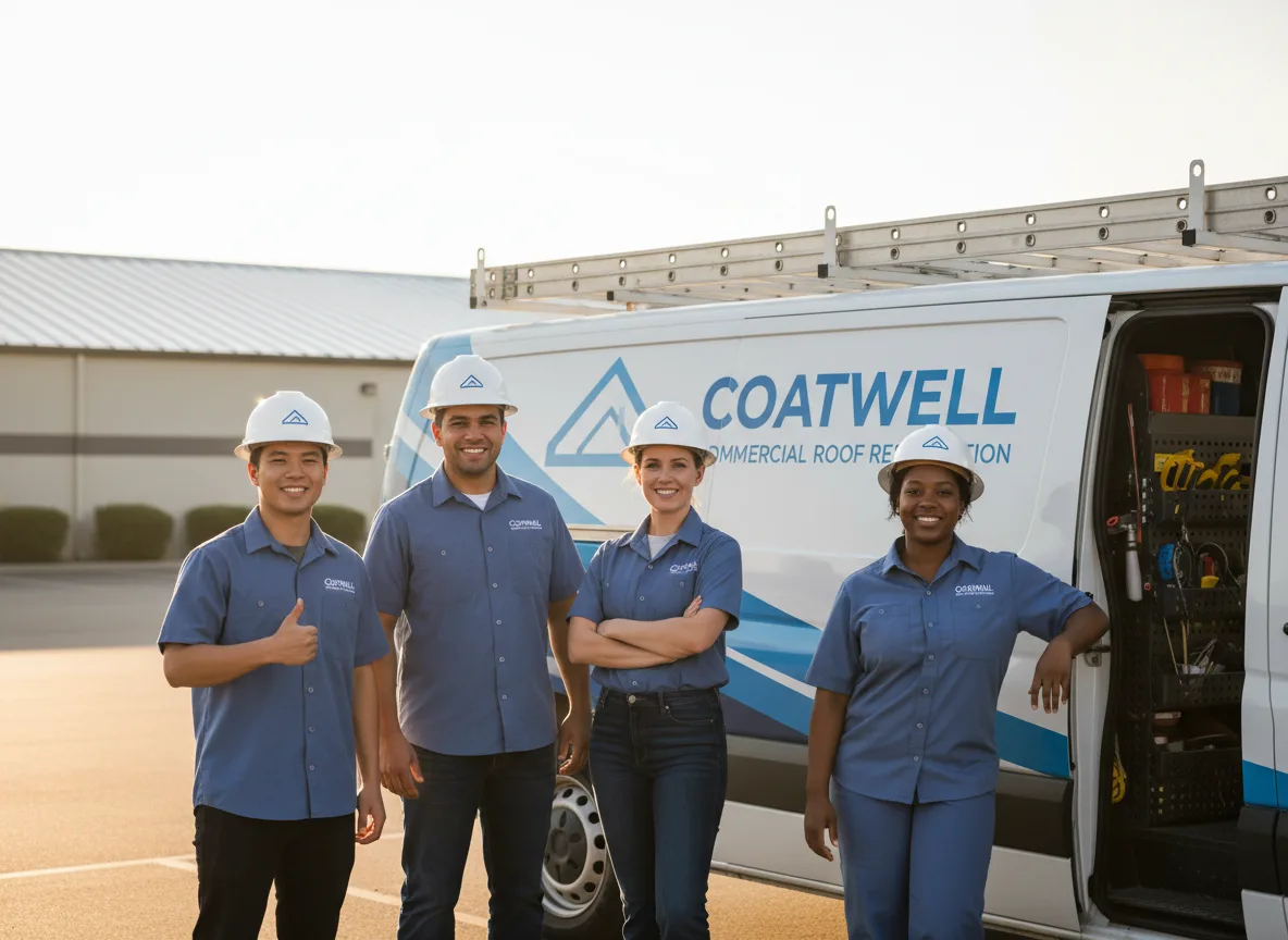 Commercial roof coating company in Eden, GA